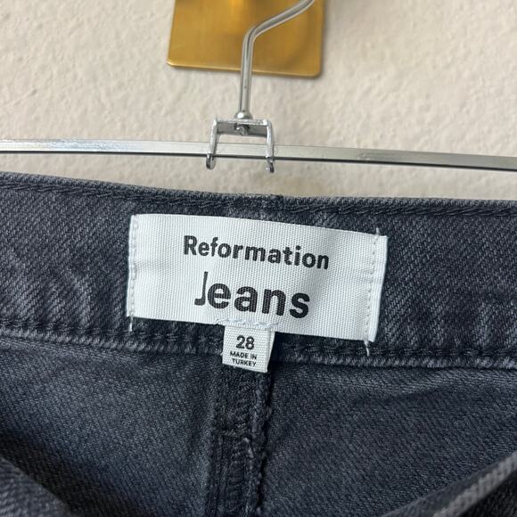 Reformation Peyton Zip Ultra High Rise Bootcut Jeans in Solana Size 28 - Picture 5 of 7